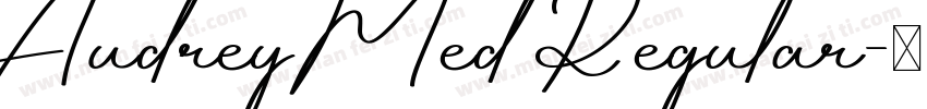 Audrey Med Regular字体转换